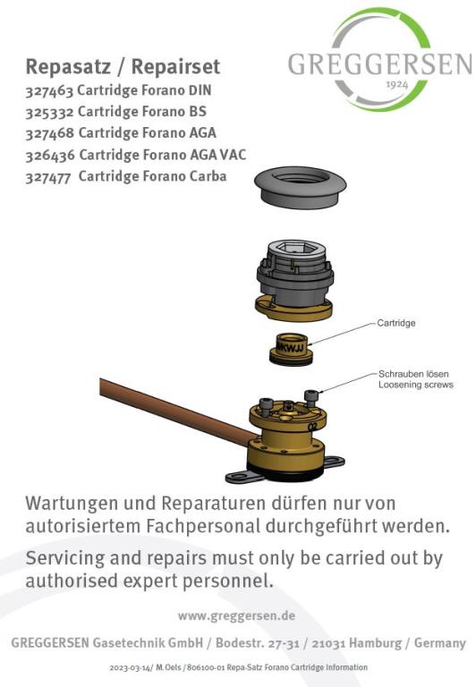 Forano Cartridge DIN