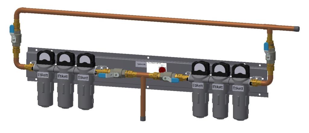 Filtertafel G1 Druckluft