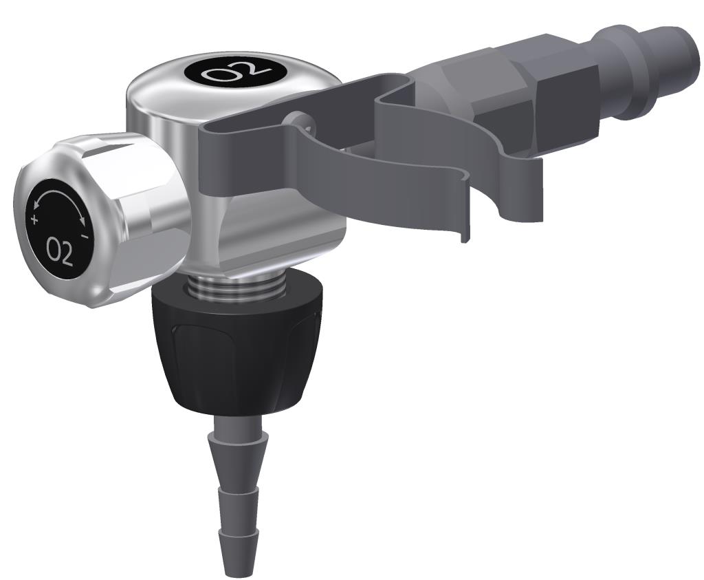 Verneblersteckventil mit Klammer AIR