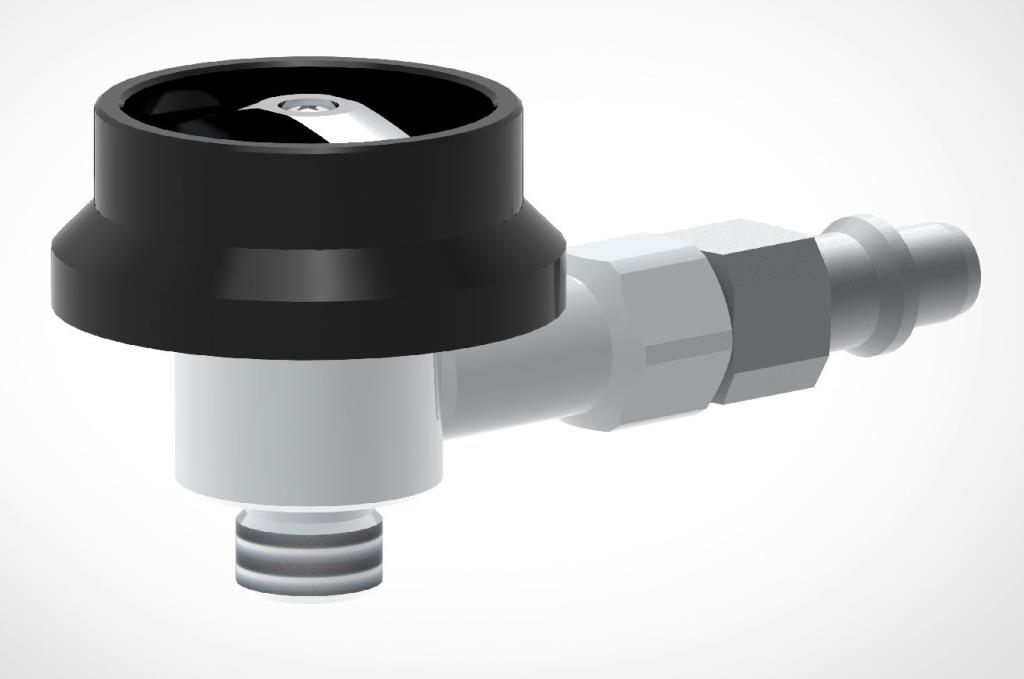 Verneblersteckventil mit Aufnahme O2