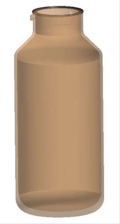 Ersatzflasche Sekret-Auffangvorrichtung